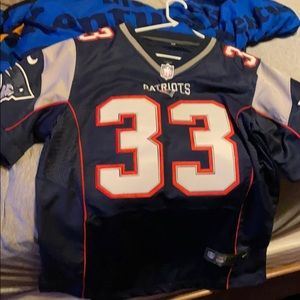 New England patriots #33 Lewis jersey sz40 medium